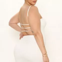 Fashion Nova Gabi Double Lined Mini Dress - White -Fashion Nova Dresses Shop 02 23 22Studio1 DM MJ 10 00 36 8 JD46235 White 4924 PLUS EH