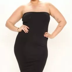 Fashion Nova Mia 2 Pack Midi Dress - Red/combo -Fashion Nova Dresses Shop 02 23 22Studio1 DM MJ 11 58 17 34 J9G9681C RedCombo 5212 PLUS WG