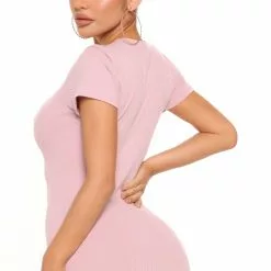 Fashion Nova Throw And Go Ribbed Mini Dress - Pink -Fashion Nova Dresses Shop 02 25 22Studio3 BR LT 10 50 37 35 RD73742 Pink 3579 PB