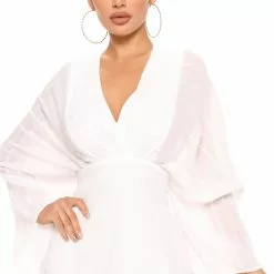 Fashion Nova Driftwood Striped Mini Dress - White -Fashion Nova Dresses Shop 02 25 22Studio3 BR LT 11 24 03 49 32104SK White 3717 PB