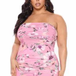 Fashion Nova Flowers From You Mesh Maxi Dress - Mauve/combo -Fashion Nova Dresses Shop 02 26 21Studio3 MS JH 08 30 08 1 DM1065 Mauvecombo PLUS 0514 RA