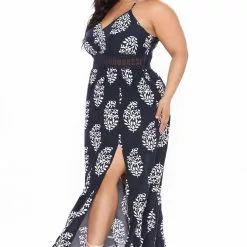 Fashion Nova Holy Slit Dress - Navy 28 Fashion Nova Holy Slit Dress - Navy -Fashion Nova Dresses Shop 02 26 21Studio3 MS JH 12 09 43 60 MA8116 Navy 0537 PLUS KL