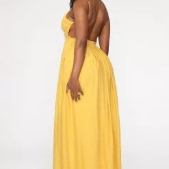 Fashion Nova Ancient Rome Dress - Mustard -Fashion Nova Dresses Shop 02 27 20 Studio 2 CE LE 10 10 34 4 MS1222 Mustard P 75169 NT