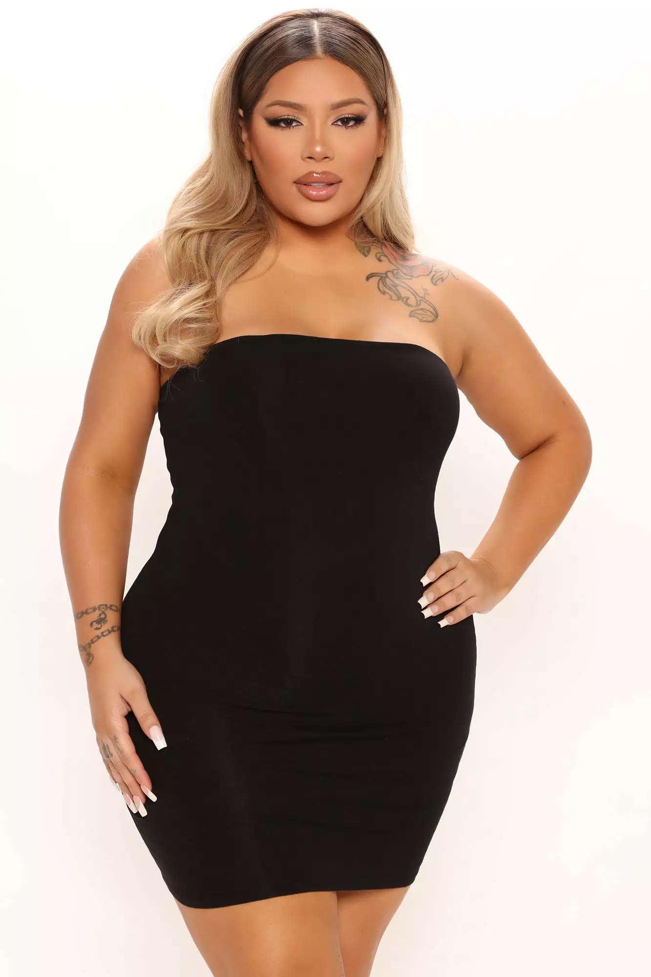 Fashion Nova Keep It Cute Tube Mini Dress - Black 10 Fashion Nova Keep It Cute Tube Mini Dress - Black - Image 8