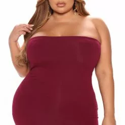 Fashion Nova Keep It Cute Tube Mini Dress - Wine 13 Fashion Nova Keep It Cute Tube Mini Dress - Wine -Fashion Nova Dresses Shop 02 28 22Studio5 KJ LT 12 00 04 34 RD52931 Wine 1564 PLUS KL