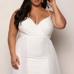 Fashion Nova Surprise Party Tulle Maxi Dress - White -Fashion Nova Dresses Shop 02 28 22Studio6 ME KP 13 32 55 20 9364 White P 1610 PLUS SG