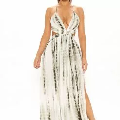 Fashion Nova Carlina Tie Dye Maxi Dress - Hunter -Fashion Nova Dresses Shop 03 01 21Studio2 SN SD 13 35 46 32 DM1920 Hunter 16539 RG