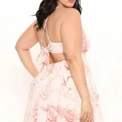 Fashion Nova Feels Like Destiny Maxi Dress - Mauve/combo -Fashion Nova Dresses Shop 03 01 22Studio1 MS AC 15 25 55 70 3059D Mauvecombo 7853 PLUS EH