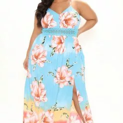 Fashion Nova Holy Slit II Sleeveless Maxi Dress - Blue/combo -Fashion Nova Dresses Shop 03 01 22Studio2 CE LT 09 39 34 3 DM2457 Bluecombo 0175 PLUS KL