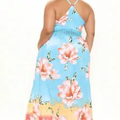 Fashion Nova Holy Slit II Sleeveless Maxi Dress - Blue/combo -Fashion Nova Dresses Shop 03 01 22Studio2 CE LT 09 39 50 3 DM2457 Bluecombo 0179 PLUS KL