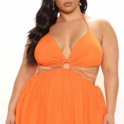 Fashion Nova Ready For The Weekend Maxi Dress - Orange -Fashion Nova Dresses Shop 03 01 22Studio2 CE LT 11 41 51 33 DM2129 Orange 0448 PLUS WG