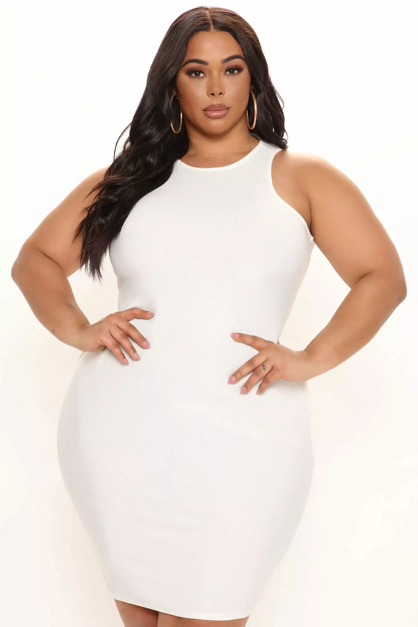 Fashion Nova Adaline Midi Dress - White - Image 5
