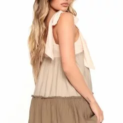 Fashion Nova Keep In Touch Babydoll Dress - Green/combo -Fashion Nova Dresses Shop 03 01 22Studio3 EF MR 09 44 33 8 32171SK GreenCombo CC 19629 SG