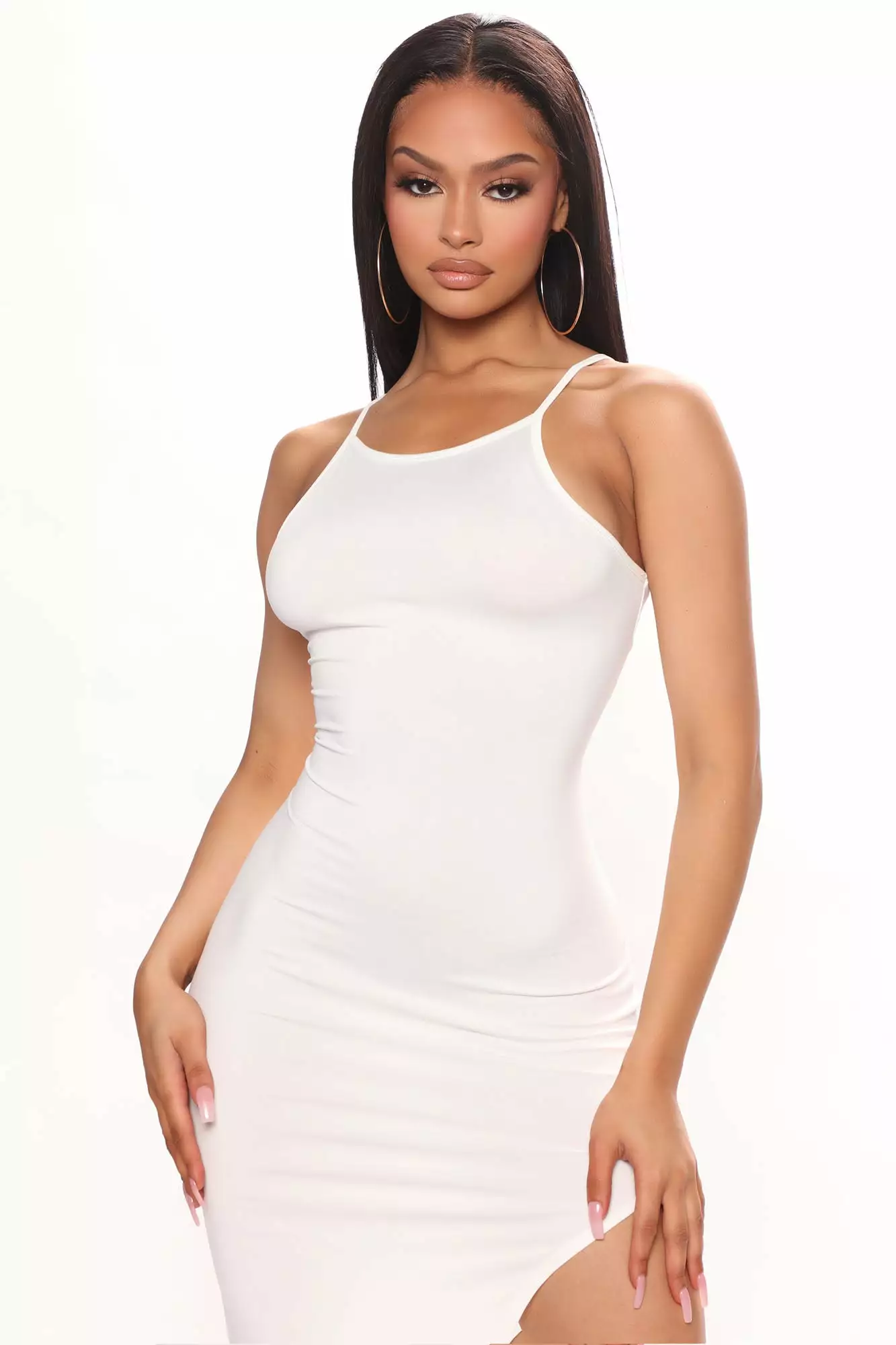 Fashion Nova Melody Midi Dress - White 4 Fashion Nova Melody Midi Dress - White - Image 2
