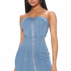 Fashion Nova Esmeralda Denim Mini Dress - Medium Wash -Fashion Nova Dresses Shop 03 01 22Studio5 ME KP 15 14 14 58 HMD12404 MediumWash 2510 SG