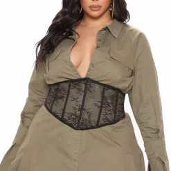 Fashion Nova Booked And Busy Corset Mini Dress - Olive 16 Fashion Nova Booked And Busy Corset Mini Dress - Olive -Fashion Nova Dresses Shop 03 02 21Studio3 DM JH 11 23 34 30 73404 Olive 0884 PLUS NT