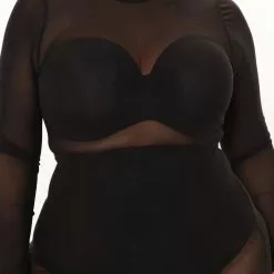 Fashion Nova Noelle Mesh Dress - Black -Fashion Nova Dresses Shop 03 02 22Studio2 SN KP 09 59 00 13 RD23311 Black 0818 PLUS EH