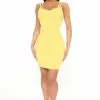 Fashion Nova Elana Double Strap Mini Dress - Yellow -Fashion Nova Dresses Shop 03 04 22Studio3 15 04 23 36 73302 Yellow 0889 SG