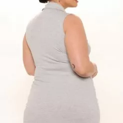 Fashion Nova Marina Ruched Shirt Dress - Heather Grey 17 Fashion Nova Marina Ruched Shirt Dress - Heather Grey -Fashion Nova Dresses Shop 03 07 22Studio2 RT KJ 09 30 29 2 J3G3896C HeatherGrey 0910 PLUS PB