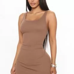 Fashion Nova Abigail Ribbed Mini Dress - Brown 9 Fashion Nova Abigail Ribbed Mini Dress - Brown -Fashion Nova Dresses Shop 03 08 22Studio4 DM RS 10 33 33 10 72819FN Brown 2780 KL