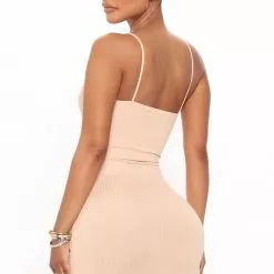 Fashion Nova Loryanne Ribbed Mini Dress - Beige 8 Fashion Nova Loryanne Ribbed Mini Dress - Beige -Fashion Nova Dresses Shop 03 10 22Studio4 MS 13 49 25 20 RD45614 Beige 3784 KL