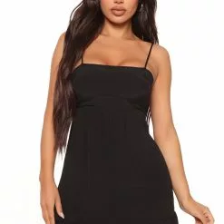 Fashion Nova Harlie Mini Dress - Black 14 Fashion Nova Harlie Mini Dress - Black -Fashion Nova Dresses Shop 03 11 22Studio3 MS K 09 56 54 23 4738DY Black 4691 SG
