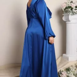 Fashion Nova Kiss The Sky Satin Maxi Dress - Royal -Fashion Nova Dresses Shop 03 14 22Studio2 CE RL 10 03 14 7 MF2903 Royal 0035 PLUS KL