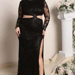Fashion Nova Myself First Sequin Maxi Dress - Black 14 Fashion Nova Myself First Sequin Maxi Dress - Black -Fashion Nova Dresses Shop 03 14 22Studio2 CE RL 10 18 08 12 FN568L Black 0119 PLUS KL