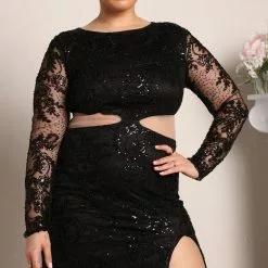 Fashion Nova Myself First Sequin Maxi Dress - Black 15 Fashion Nova Myself First Sequin Maxi Dress - Black -Fashion Nova Dresses Shop 03 14 22Studio2 CE RL 10 18 17 12 FN568L Black 0124 PLUS KL