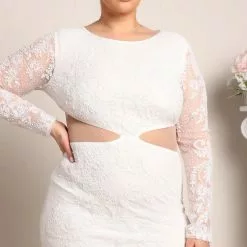 Fashion Nova Myself First Sequin Maxi Dress - White -Fashion Nova Dresses Shop 03 14 22Studio2 CE RL 10 37 27 18 FN568L White 0225 PLUS KL