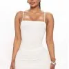 Fashion Nova Loryanne Ribbed Mini Dress - White -Fashion Nova Dresses Shop 03 14 22Studio4 RM CP 14 56 45 63 RD45614 White 5333 SG