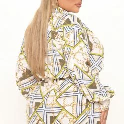 Fashion Nova Lavina Midi Shirt Dress - White/combo -Fashion Nova Dresses Shop 03 15 22Studio2 KJ AC 09 44 02 9 D2519KGE033B3 Whitecombo 1483 PLUS KL