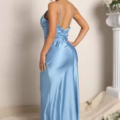 Fashion Nova Right By Your Side Satin Dress - Light Blue -Fashion Nova Dresses Shop 03 15 22Studio3 CE RL 09 11 40 6 MM2347 LightBlue 0351 EH