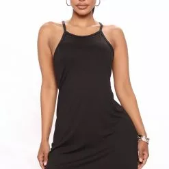 Fashion Nova Melisa Mini Dress - Black