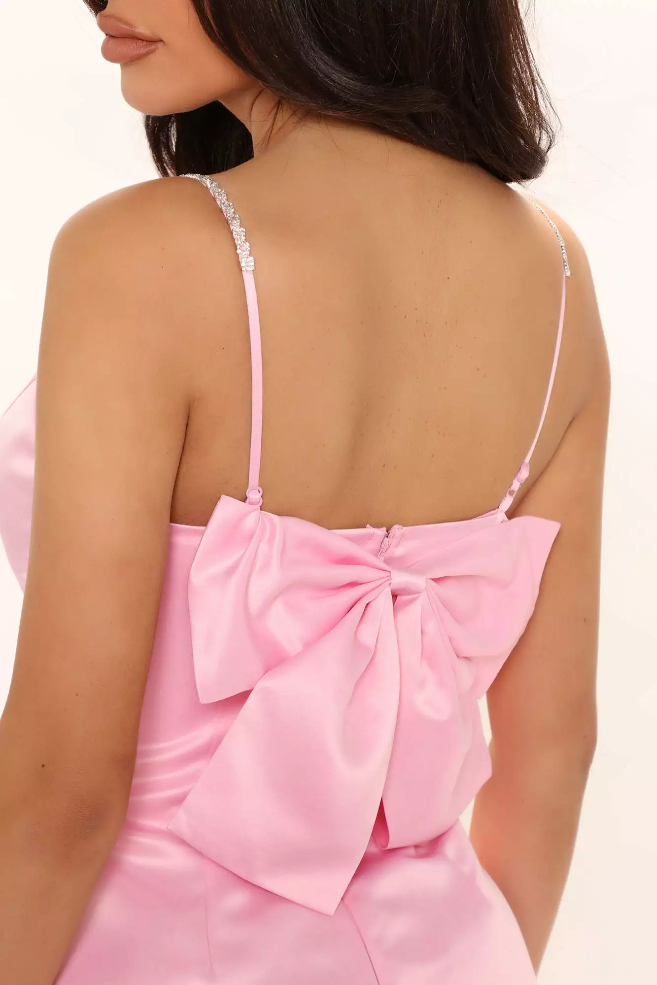 Fashion Nova Cute Love Satin Mini Dress - Pink 7 Fashion Nova Cute Love Satin Mini Dress - Pink - Image 5