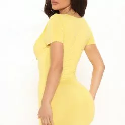 Fashion Nova Ava Mini Dress - Yellow 9 Fashion Nova Ava Mini Dress - Yellow -Fashion Nova Dresses Shop 03 17 22Studio1 MS K 11 14 04 33 FS22E440 Yellow 2394 KS