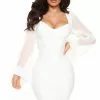 Fashion Nova Cheerful Mood Bandage Mini Dress - White -Fashion Nova Dresses Shop 03 17 22Studio3 MS 09 30 18 4 GWZ338FN White 6386 EH