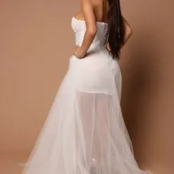 Fashion Nova Kiara Embellished Tulle Maxi Dress - White -Fashion Nova Dresses Shop 03 18 22Studio5 SN KP 11 21 58 16 57399 White 44770 KL