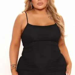 Fashion Nova Jodi Mesh Mini Dress - Black -Fashion Nova Dresses Shop 03 21 22Studio2 RT KP 15 44 11 68 J3G4089C Black 3936 PLUS SG