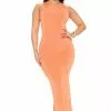 Fashion Nova Back In Town Slinky Maxi Dress - Orange -Fashion Nova Dresses Shop 03 21 22Studio3 ME MR 14 16 13 46 FS22E861 Orange 7872 SG
