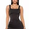 Fashion Nova Attractive Satin Mini Dress - Black 2 Fashion Nova Attractive Satin Mini Dress - Black -Fashion Nova Dresses Shop 03 21 22Studio4 CE 10 49 42 10 HF22C765 Black 5385 KS