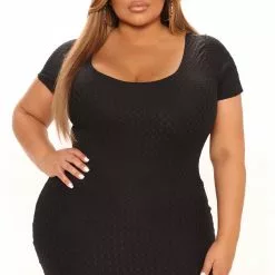 Fashion Nova Brina Mini Dress - Black 14 Fashion Nova Brina Mini Dress - Black -Fashion Nova Dresses Shop 03 22 22Studio1 KJ RL 15 00 37 54 HF22F323FN Black 5119 PLUS KS