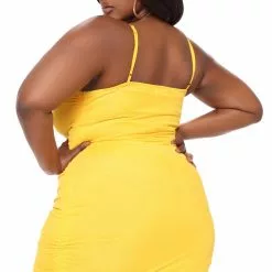 Fashion Nova Jodi Mesh Mini Dress - Yellow -Fashion Nova Dresses Shop 03 23 22Studio3 CE MR 14 37 19 21 J3G4089C Yellow 4321 PLUS KL