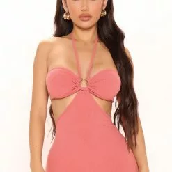 Fashion Nova Gina Ribbed Maxi Dress - Marsala -Fashion Nova Dresses Shop 03 24 22Studio2 RT RL 14 11 18 46 FS22F112 Marsala 4970 KS