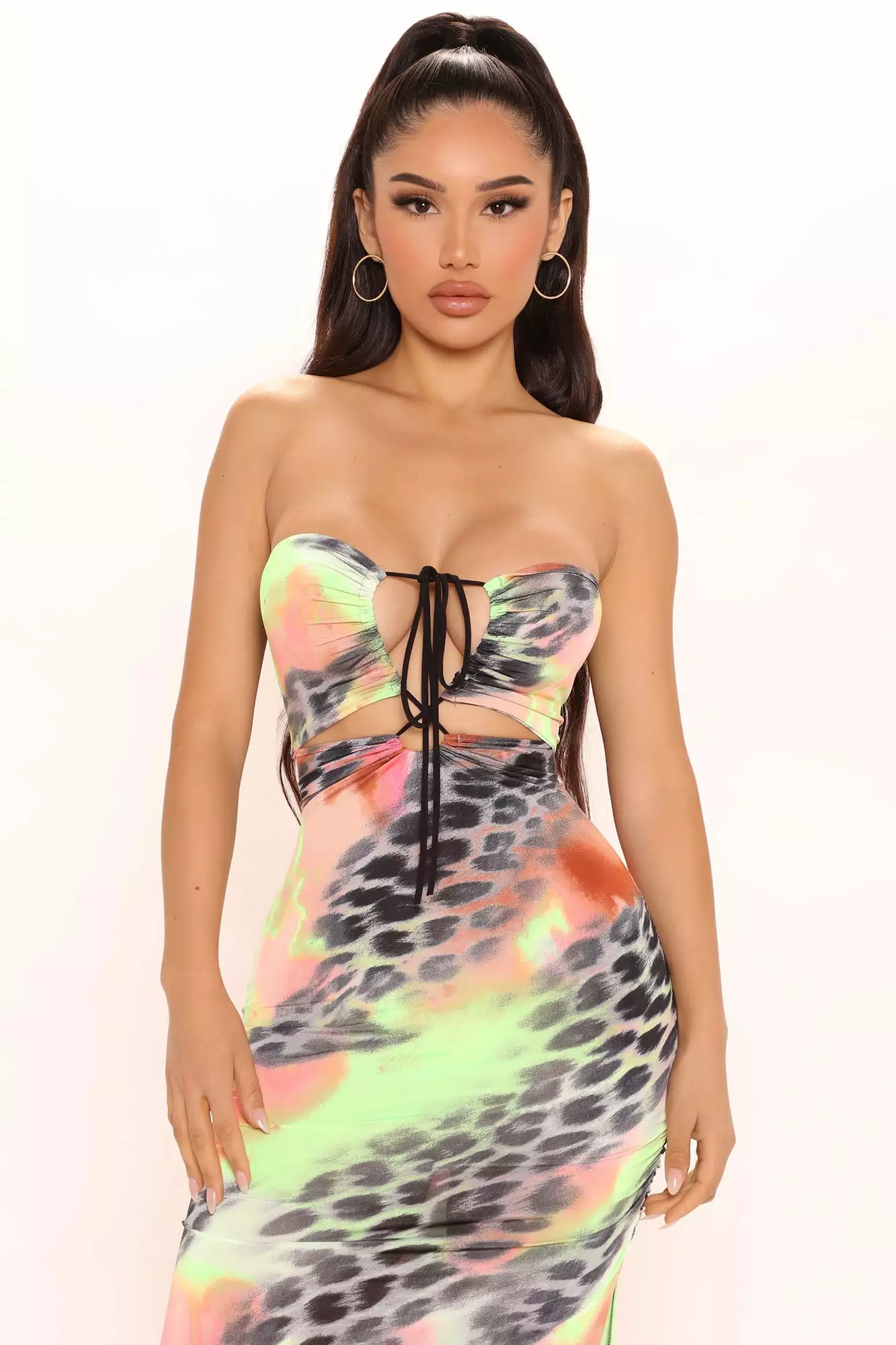 Fashion Nova Kyla Maxi Dress - Green/combo 7 Fashion Nova Kyla Maxi Dress - Green/combo - Image 5