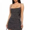 Fashion Nova Perfect Spot Ruched Mini Dress - Black/White -Fashion Nova Dresses Shop 03 24 22Studio4 RM CP 14 33 47 28 FS22G709 BlackWhite 19205 EH