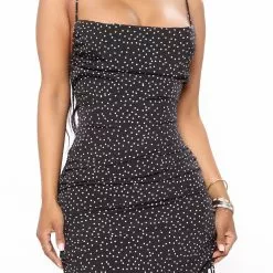 Fashion Nova Perfect Spot Ruched Mini Dress - Black/White 12 Fashion Nova Perfect Spot Ruched Mini Dress - Black/White -Fashion Nova Dresses Shop 03 24 22Studio4 RM CP 14 33 47 28 FS22G709 BlackWhite 19206 EH