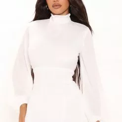 Fashion Nova Kisses Smocked Mini Dress - White -Fashion Nova Dresses Shop 03 25 22Stuido2 SN RL 11 30 54 39 HF22A926 White 5475 PB