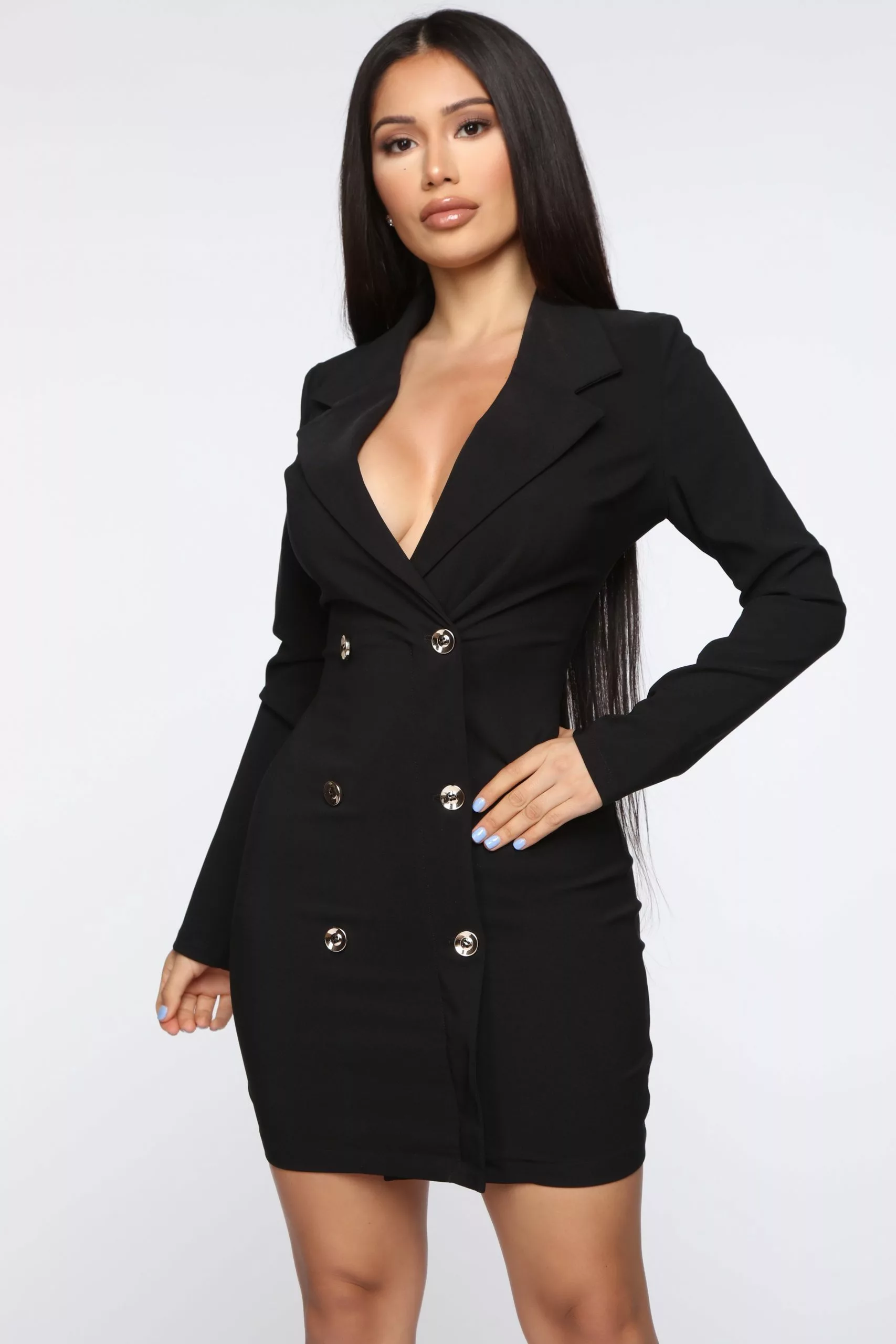 Fashion Nova Enterprise Blazer Dress - Black 4 Fashion Nova Enterprise Blazer Dress - Black - Image 2