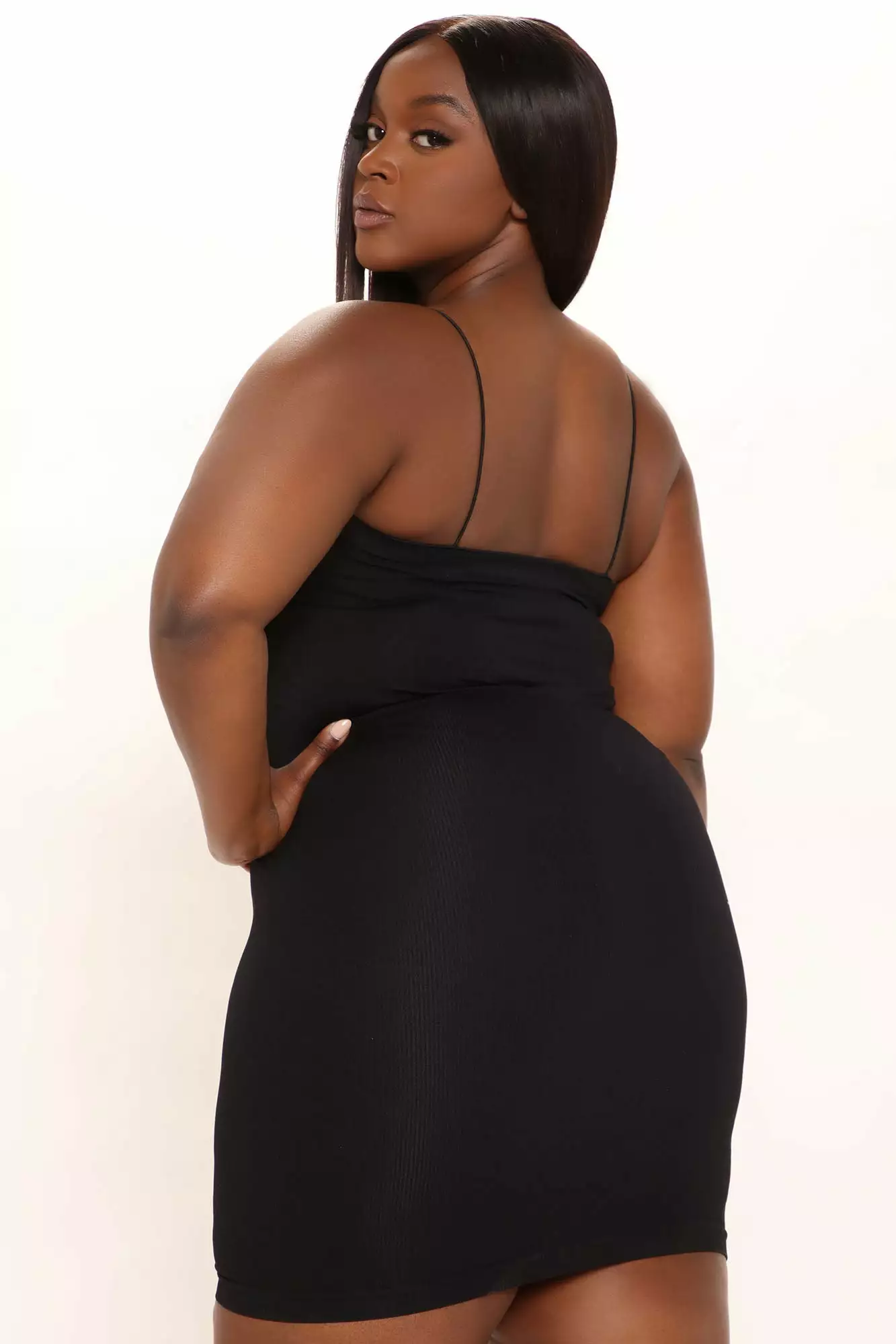 Fashion Nova Shelby Seamless Mini Dress - Black 11 Fashion Nova Shelby Seamless Mini Dress - Black - Image 9